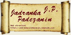 Jadranka Padežanin vizit kartica